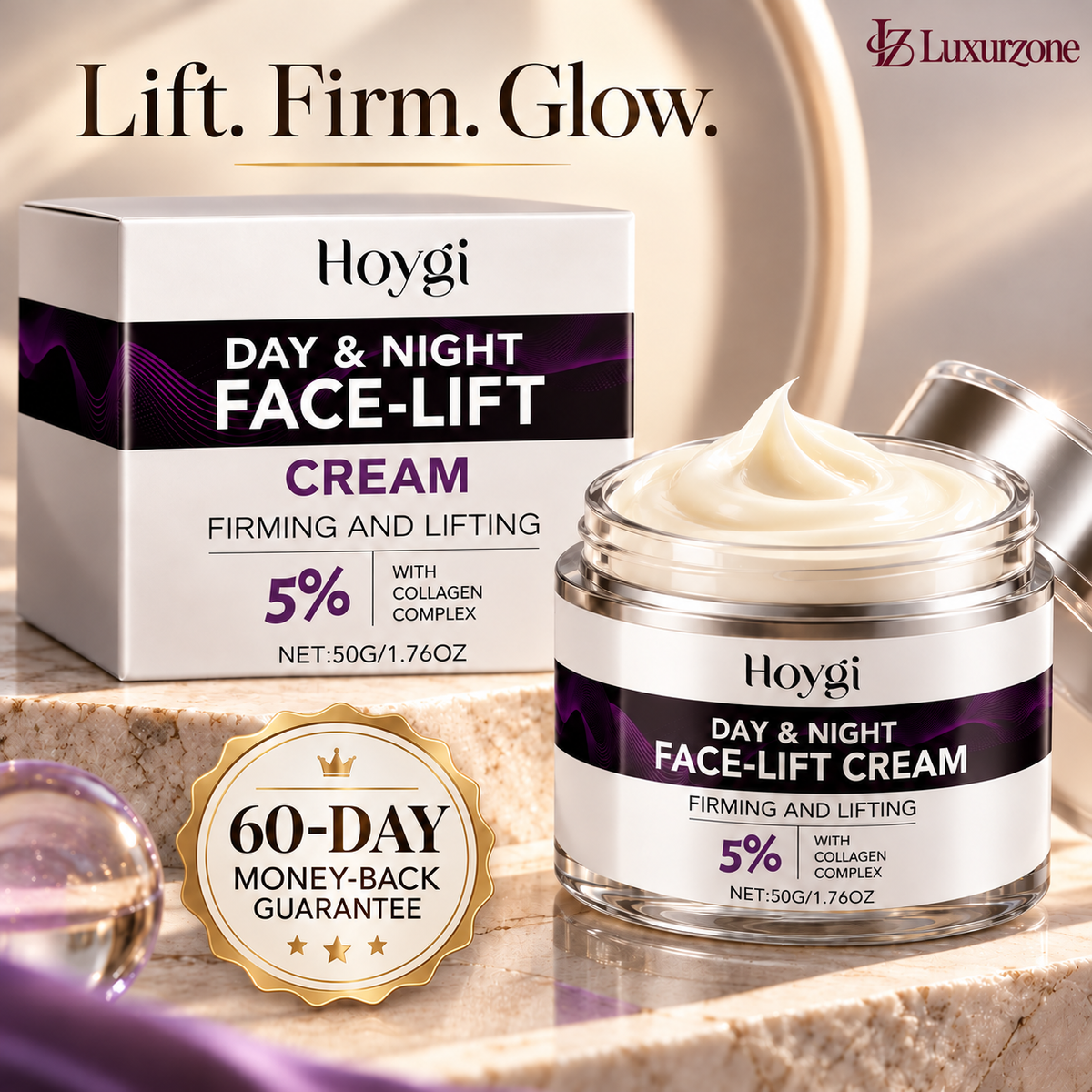 Luxurzone Day & Night Face-Lift Cream-EDC